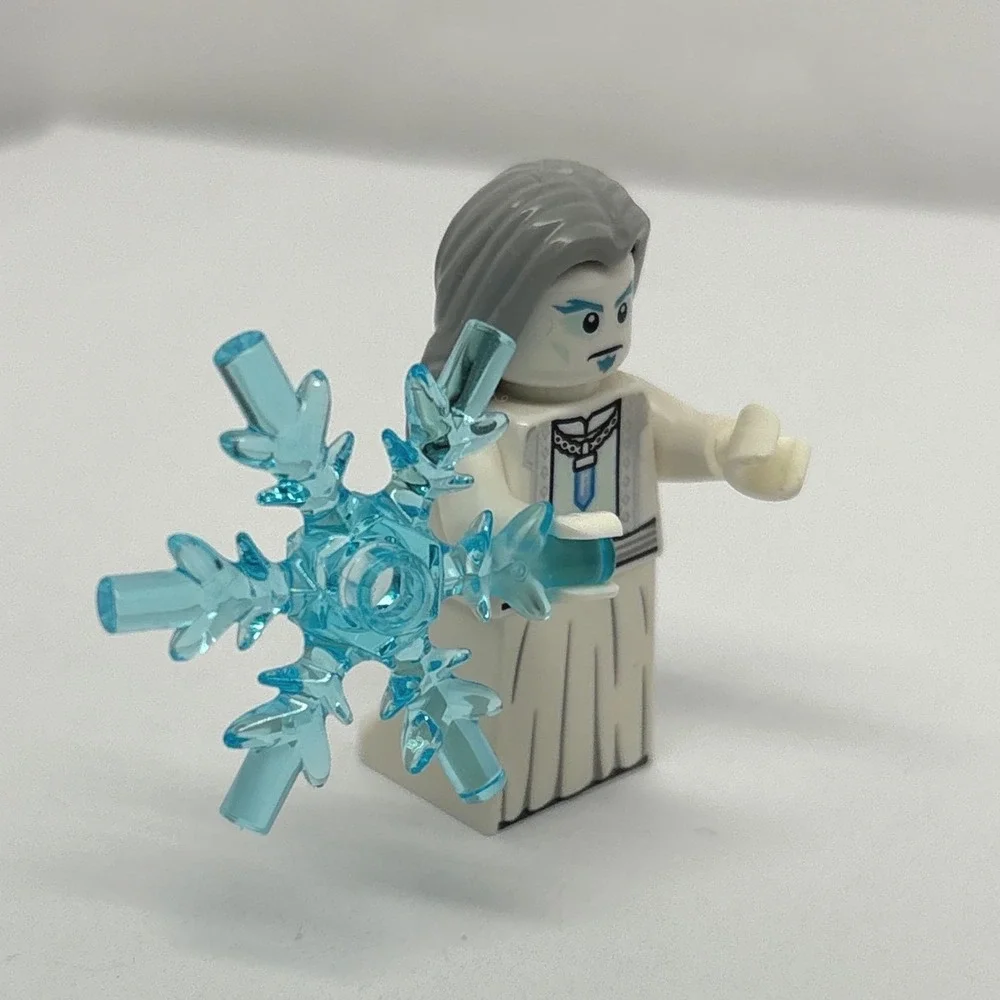 LEGO Minifig hol209 Ice King Man Wizard BAM Exclusive Minifigure Snowflake